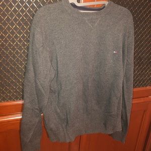 grey men’s Tommy Hilfiger sweater